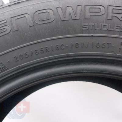 7. Opony 205/65 R16C 2x NOKIAN 107/105T Snowproof C Zimowe 2024 Jak Nowe 7,8-8,2mm