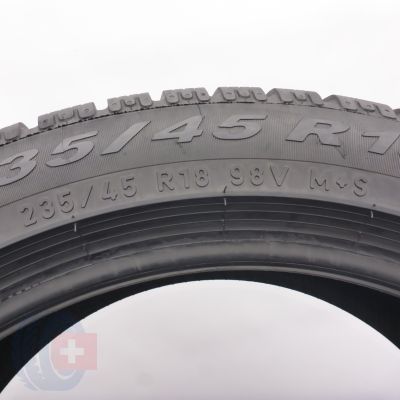 7. Opony 235/45 R18 2x PIRELLI 98V XL Sottozero Winter 240 SerieII Zimowe 2018 6,5-7,5mm