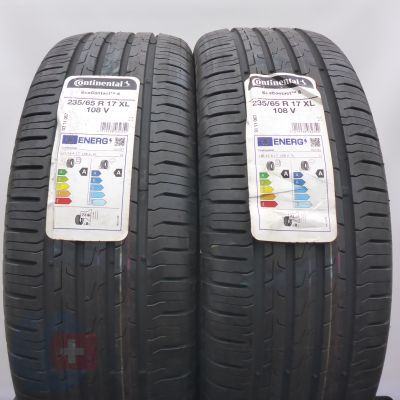 Opony 235/65 R17 2x CONTINENTAL 108V XL EcoContact 6 Letnie 2021 