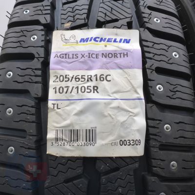 2. Opony 205/65 R16C 2x MICHELIN 107/105R Agilis X-Ice North KOLCE Zimowe 2022