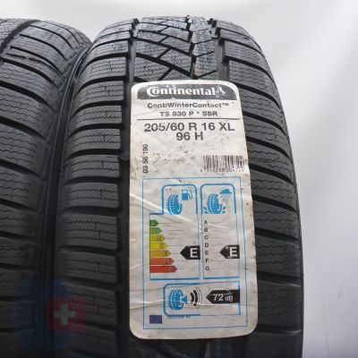 3. Opony 205/60 R16 2x CONTINENTAL 96H XL ContiWinterContact TS 830 P RFT BMW Zimowe 2020 