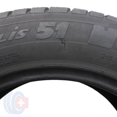 8. 4 x MICHELIN 215/60 R16C 103/101T Agilis 51 Lato 2016 6-7mm