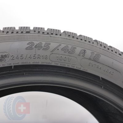 2. Opona 245/45 R18 1x MICHELIN 100V XL PilotAlpin PA4 BMW MO Zimowa 2018 6,8mm