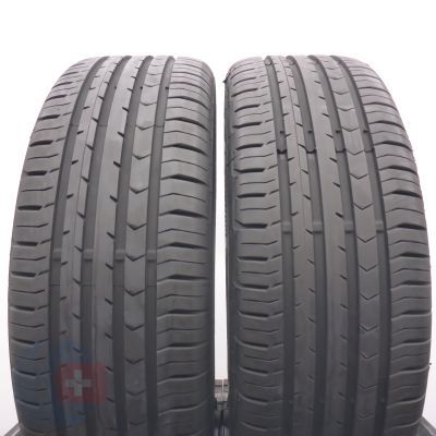 Opony 195/55 R16 2x CONTINENTAL 91V XL ContiPremiumContact 5 Letnie 2022 7,5mm