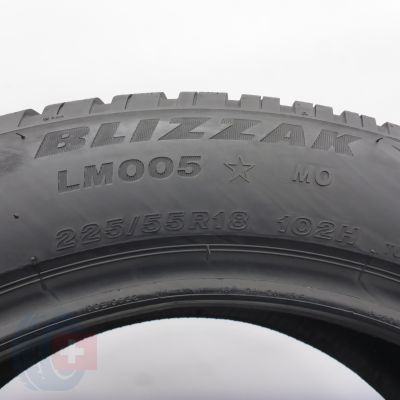 5. Opony 225/55 R18 2x BRIDGESTONE 102H XL Blizzak LM005 BMW MO Zimowe 2023 6-6,4mm