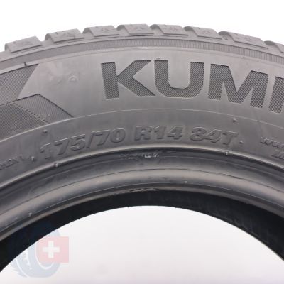 5. Opony 175/70 R14 2x KUMHO 84T WinterCraft Zimowe 2024 7,8mm