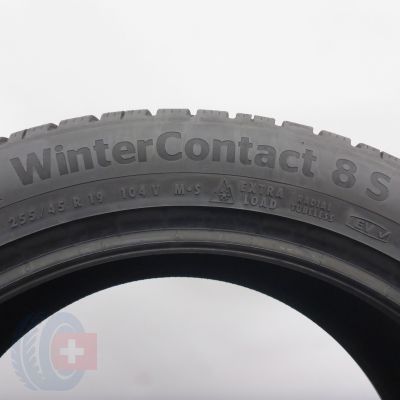 5. Opony 255/45 R19 2x CONTINENTAL 104V XL WinterContact 8S Zimowe 2024 7,2mm