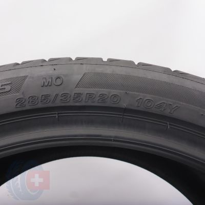 4. Opony 285/35 R20 2x BRIDGESTONE 104Y XL M0 Turanza T005 Letnie 2019 6,8mm