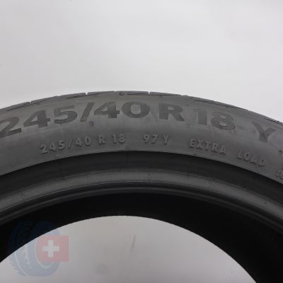 5. Opony 245/40 R18 2x CONTINENTAL 97Y XL  PremiumContact 6 Letnie 2017 6mm
