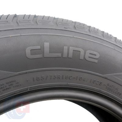 6. 2 x NOKIAN 185/75 R16C 104/102S cLine Lato DOT15 Jak Nowe 8-9mm