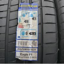 4. Opony 255/50 R19 2x GOODYEAR 103Y Eagle F1 Asymmetric 2 SUV Letnie 2017, 2018 Jak Nowe Nieużywane