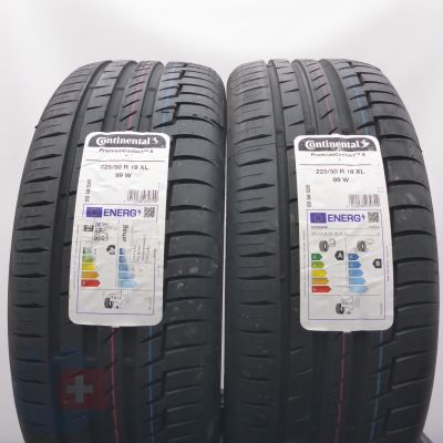 4. Opony 225/50 R18 4x CONTINENTAL 99W XL PremiumContact6 BMW Letnie 2025 Nieużywane
