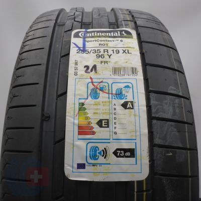 Opona 255/35 R19 1x CONTINENTAL 96Y XL SportContact 6 Letnia 2020 