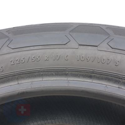 5. Opony 225/55 R17C 2x CONTINENTAL 109/107S VanContact Winter Zimowe 2025 6,5-7mm