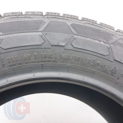 6. Opony 215/60 R16C 2x CONTINENTAL 103/101T VanContact Winter Zimowe 2019