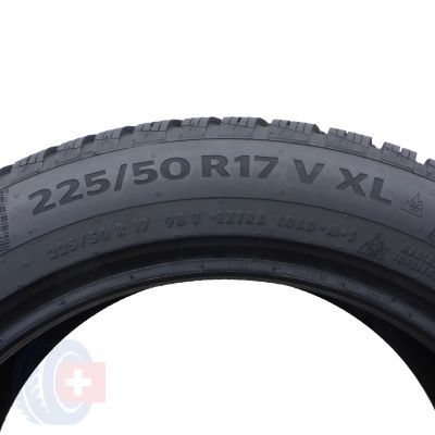 5. 2 x CONTINENTAL 225/50 R17 98V XL WinterContact TS860 Zima 2017 7,5-7,8mm