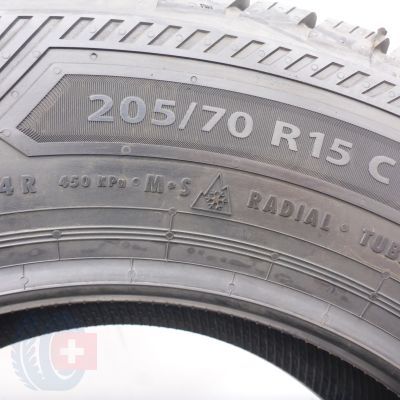 5. Opony 205/70 R15C 2x BARUM 106/104R Snovanis 3 Zimowe 2022