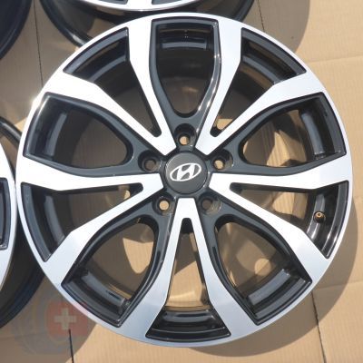 2. 4 x Alufelgi 18 HYUNDAI 5x114,3 7,5J Et51 IONIQ 6 Kona Tuscon i30 czujniki