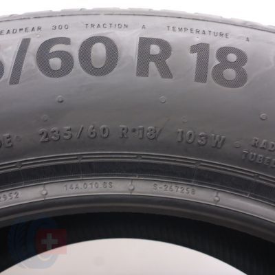 8. Opony 235/60 R18 4x CONTINENTAL 103W EcoContact 6 Q M0 Letnie 2025 