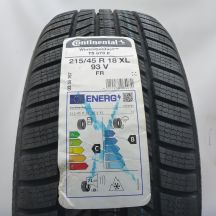 Opona 215/45 R18 1x CONTINENTAL 93V XL WinterContact Ts870P Zimowa 2023 Nieużywana