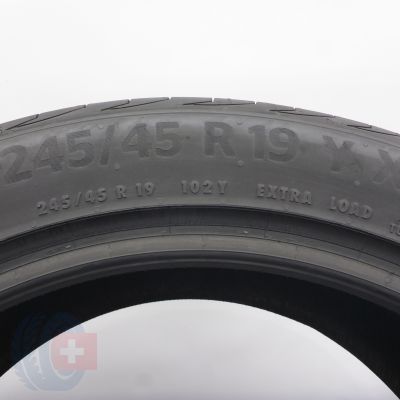 6. Opony 245/45 R19 2x CONTINENTAL 102Y XL PremiumContact 6 M0-V Letnie 2023 6,8-7,5mm
