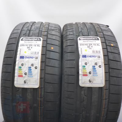 3. Opony 235/40 ZR18 4x CONTINENTAL 95Y XL SportContact 6 Letnie 2022 
