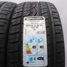 2. Opony 245/45 R20 4x CONTINENTAL 103W XL CrossContact M+S Letnie 2020 Jak Nowe