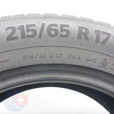5. Opony 215/65 R17 4x CONTINENTAL 99H WinterContact TS870P Zimowe 2021 6-6,2mm