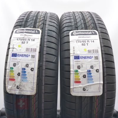 Opony 175/65 R14 2x CONTINENTAL 82T UltraContact Letnie 2022 