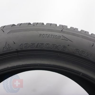 5. Opony 195/50 R16 2x BRIDGESTONE 88H XL Blizzak LM005 Zimowe 2019 7mm