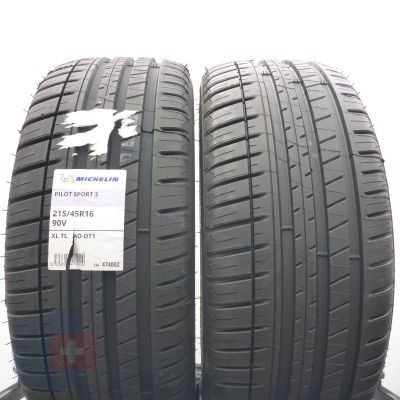 4. Opony 215/45 R16 4x MICHELIN 90V XL Pilot Sport 3 A0 Letnie 2025 