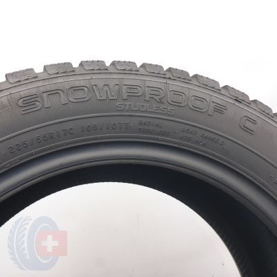 6. Opony 225/55 R17C 2x NOKIAN 109/107T SnowProof C Zimowe 2025 7,6mm