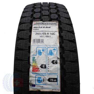 Opona 205/65 R16C 1x BRIDGESTONE 107/105T Blizzak W800 Letnia M+S 2012 NIEUŻYWANA