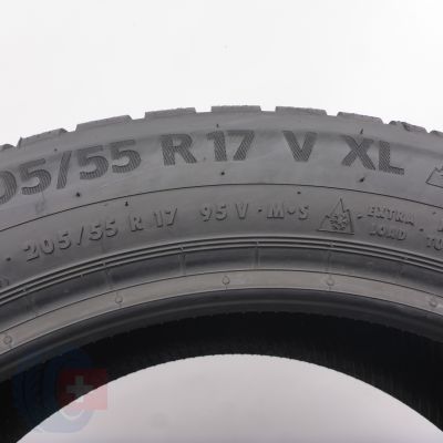 4. Opona 205/55 R17 1x CONTINENTAL 95V XL WinterContact TS 870 P Zimowa 2025 9mm  