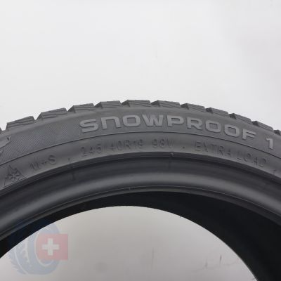 6. Opony 245/40 R19 4x NOKIAN 98V XL Snowproof 1 Zimowe 2023, 2024 6-6,2mm