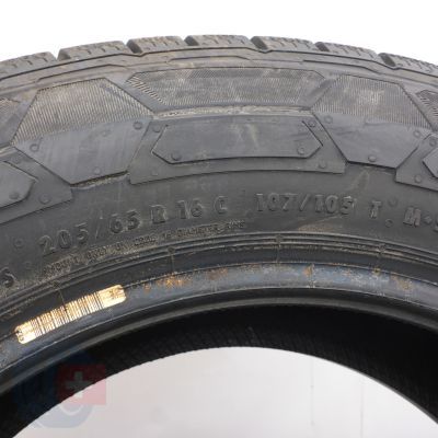 4. Opona 205/65 R16C 1x CONTINENTAL 107/105T VanContact Winter Zimowa 2016 Nieużywana 