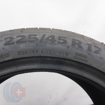 4. Opona 225/45 R17 1x CONTINENTAL 91W PremiumContact 6 Letnia 2021