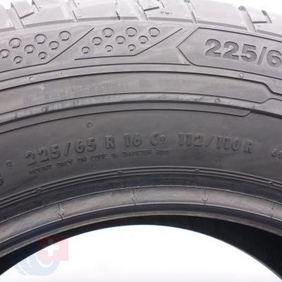 6. Opony 225/65 R16C 2x CONTINENTAL 112/110R ContiVanContact 200 Letnie 2022 7,8-8,2mm