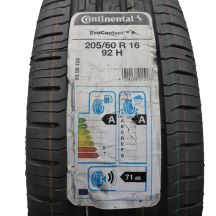 Opona 205/60 R16 1x CONTINENTAL 92H EcoContact 6 Letnia 2020 Nieużywana 