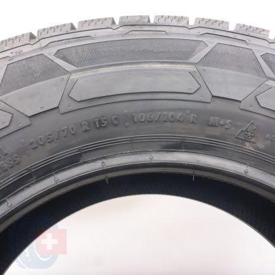 8. Opony 205/70 R15C 4x CONTINENTAL 106/104R VanContact Winter Zimowe 2022 Nieużywane 