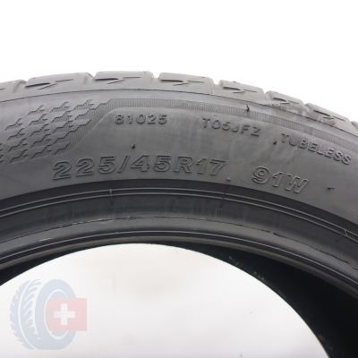 5. Opony 225/45 R17 2x BRIDGESTONE 91W Turanza T005 Letnie 2024 6,8mm