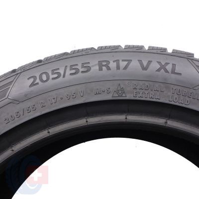 4. Opony 205/55 R17 2x BARUM 95V XL Polaris 5 Zimowe 2021 Jak Nowe Nieużywane