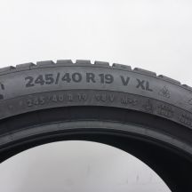 4. Opony 245/40 R19 2x CONTINENTAL 98V WinterContact TS870P Zimowe 2022, 2025 7,5-7,8mm