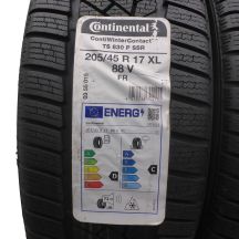 2. 2 x CONTINENTAL 205/45 R17 88V XL ContiWinterContact TS 830 P SSR Zima 2021