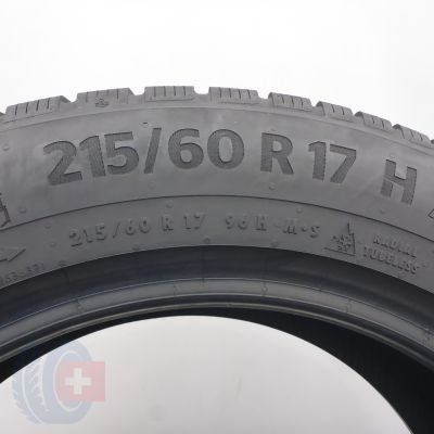 7. Opony 215/60 R17 4x CONTINENTAL 96H WinterContact TS 870 P Zimowe 2022 8,2mm