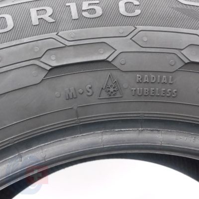 2. Opony 205/70 R15C 2x UNIROYAL 106/104R SnowMax 3 Zimowe 2020 Jak Nowe 10,2-10,4mm