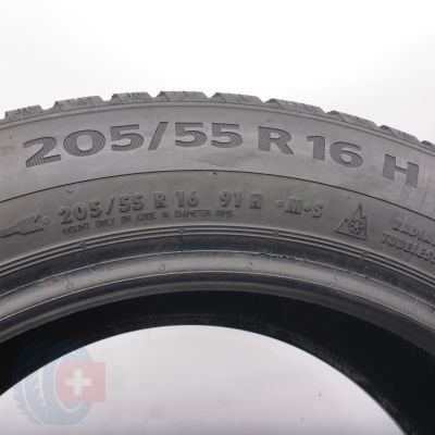 5. Opony 205/55 R16 2x CONTINENTAL 91H WinterContact Ts860 Zimowe 2018 6,8-7mm