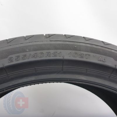 6. Opony 255/40 R21 2x BRIDGESTONE 102T XL Turanza Eco A0 SEAL Letnie 2023 6,2-5,5mm 