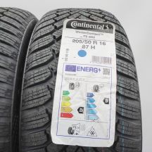 3. Opony 205/50 R16 2x CONTINENTAL 87H WinterContact TS 860 Zimowe 2022 
