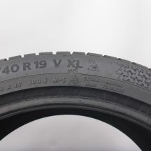 6. Opony 255/40 R19 2x CONTINENTAL 100V XL WinterContact TS 870 P Zimowe 2023 7,8-8mm 2021 6mm